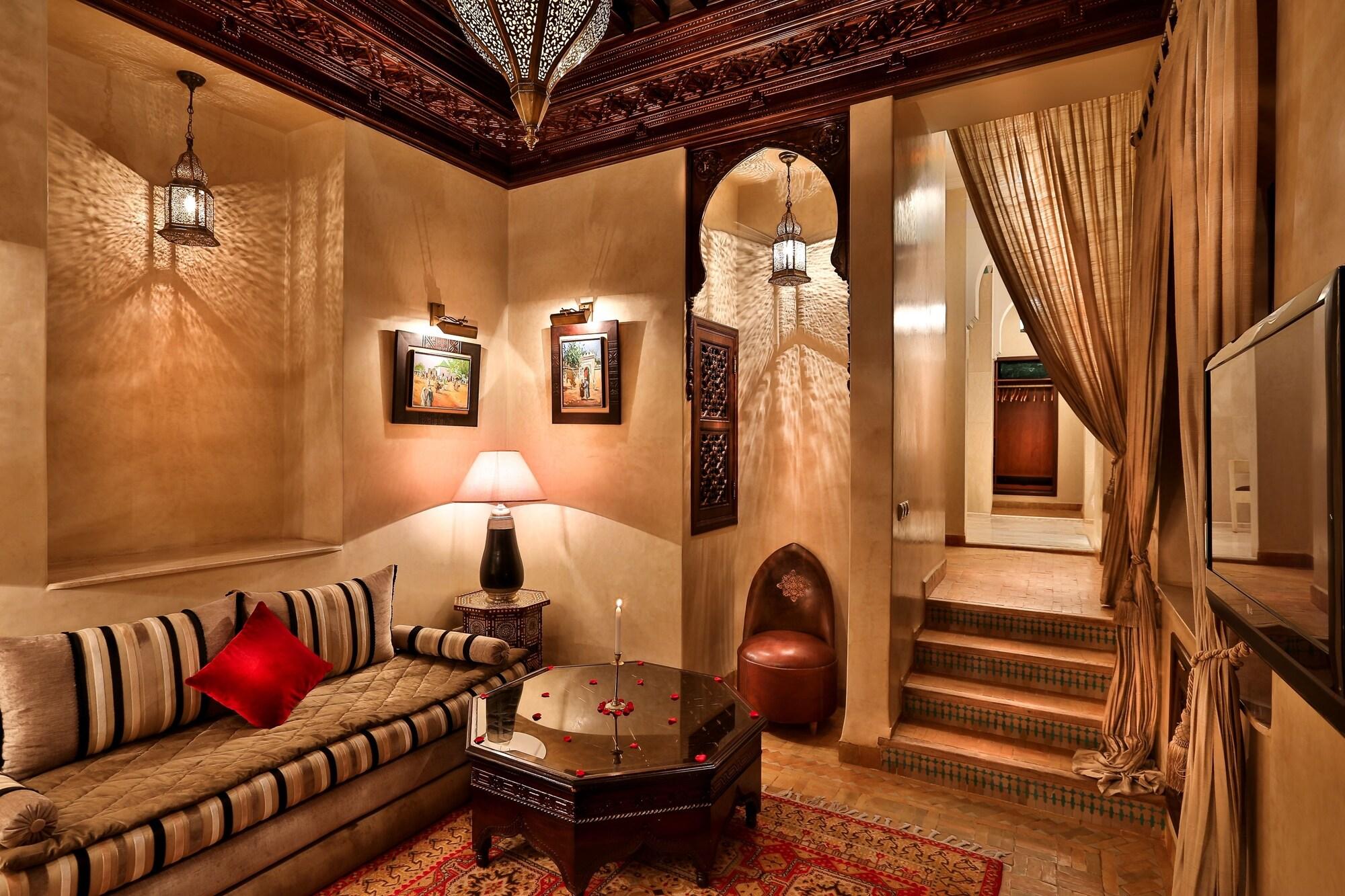 Riad Kniza Марракеш Екстер'єр фото Interior of a Moroccan house