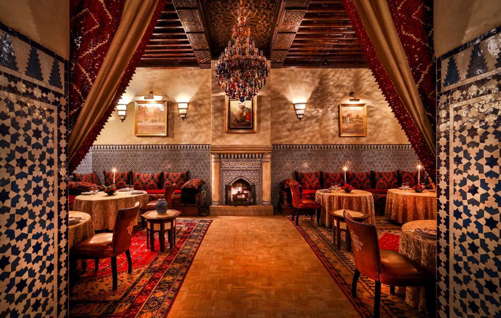 Riad Kniza Марракеш Екстер'єр фото Interior of the restaurant